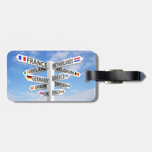 トラベラーヨーロッパ ラゲッジタグ (裏面横)