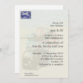 トラベラー 5x7 招待状 (正面/裏面)