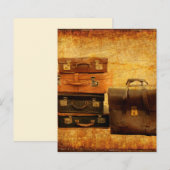 トラベリング ヴィンテージ スクラップブック ペーパー (正面/裏面)