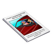 トラベルおもしろいユーモアノート ノートブック (右側)