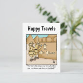 トラベルおもしろいユーモアポストカード ポストカード (スタンド正面)