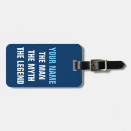 トラベルおもしろいラゲージタグ |男の神話の伝説 ラゲッジタグ