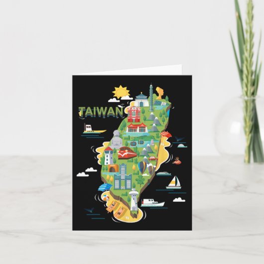 トラベルのまわりにアジア台湾台北ファミリーバケーションS カード (正面)