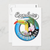 トラベルのパッカリブのチを探索する。 ポストカード (正面/裏面)