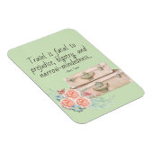 トラベルは致命的マークTwain引用文 マグネット (右側)