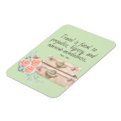 トラベルは致命的マークTwain引用文 マグネット (左側)