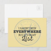 トラベルより多くのコンパススタンプやる気を起こさせる引用文 ポストカード (正面/裏面)