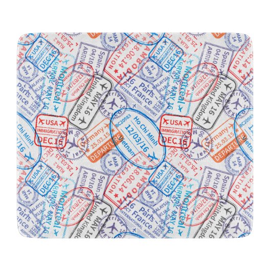 トラベルアイコン カッティングボード (正面)