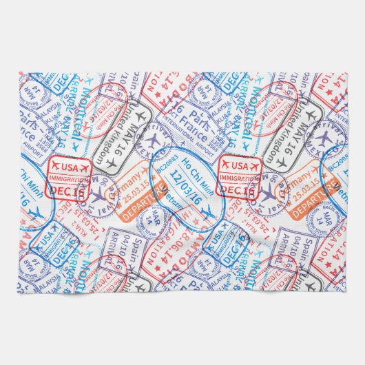 トラベルアイコン キッチンタオル (横)