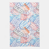 トラベルアイコン キッチンタオル (縦)