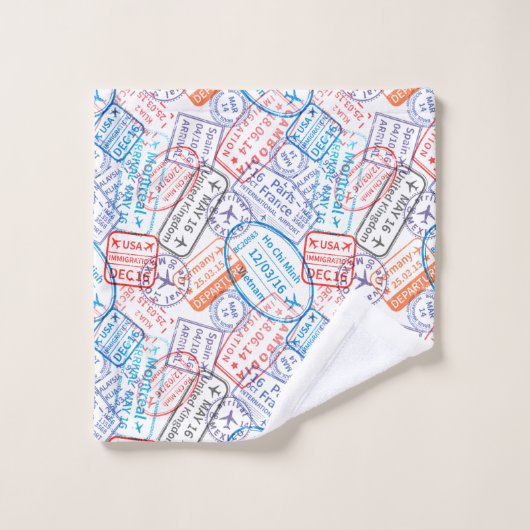 トラベルアイコン バスタオルセット (ウォッシュタオル)