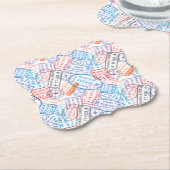トラベルアイコン ペーパーコースター (アングル)