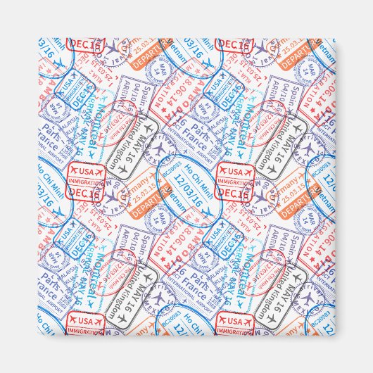 トラベルアイコン マグネット (正面)