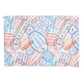 トラベルアイコン 枕カバー (正面左)