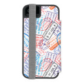 トラベルアイコン INCIPIO iPhoneウォレットケース (フォリオ裏面)