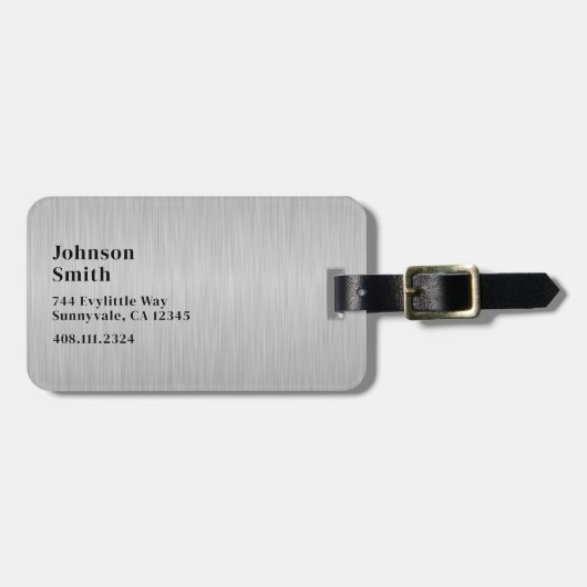 トラベルアクセサリーカスタムスクールスーツケースバックパック ラゲッジタグ (正面横)