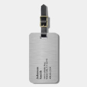トラベルアクセサリーカスタムスクールスーツケースバックパック ラゲッジタグ (正面縦)