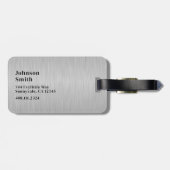 トラベルアクセサリーカスタムスクールスーツケースバックパック ラゲッジタグ (裏面横)