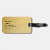 トラベルアクセサリーカスタムスクールスーツケースバックパック ラゲッジタグ (裏面横)