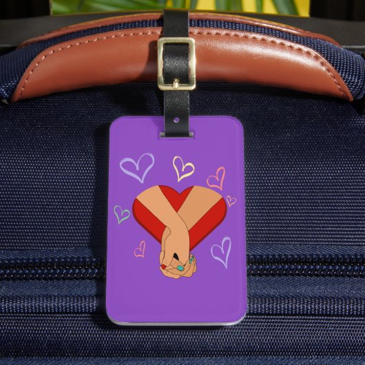 トラベルアクセサリ荷物タグ ラゲッジタグ (正面インサイチュ2)