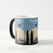 トラベルアドベンチャーアジアクアラルンプールマレーシア モーフィングマグカップ (正面左)