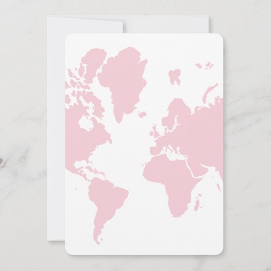 トラベルアドベンチャーフェアウェー遠くに招待状 招待状 (裏面)