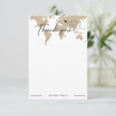 トラベルアドベンチャーベビーシャワーサンキューカード サンキューカード (スタンド正面)