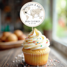 トラベルアドベンチャーベビーシャワーステッカー