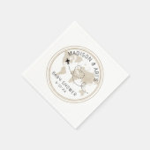 トラベルアドベンチャーベビーシャワーナプキン スタンダードカクテルナプキン (角)