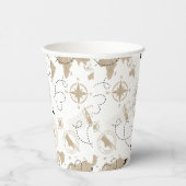 トラベルアドベンチャーベビーシャワー紙カップ 紙コップ (右)