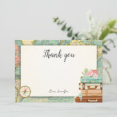 トラベルアドベンチャー待ちシャワーサンキューカード 招待状 (スタンド正面)