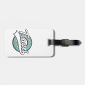 トラベルアドベンチャー待ちヴィンテージロゴ ラゲッジタグ (裏面横)