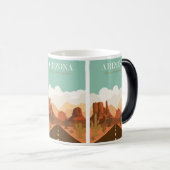 トラベルアリゾナグランドキャニオンUSA モーフィングマグカップ (正面右)