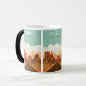 トラベルアリゾナグランドキャニオンUSA モーフィングマグカップ (正面左)