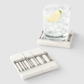 トラベルアロンハンティントンビーチピア ストーンコースター (横)