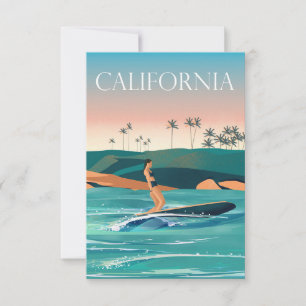 トラベルアートカリフォルニアトラベル サンキューカード
