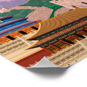 トラベルアートトラベルツーベイジン中国 ポスター (角)