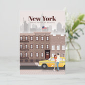 トラベルアートトラベルトゥニューヨークシティ サンキューカード (スタンド正面)