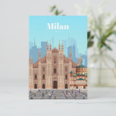 トラベルアートトラベルミラノイタリア エンクロージャーカード (スタンド正面)