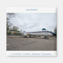 トラベルアートリサマリー・エルビス・プレスリー・マグネット