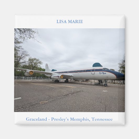 トラベルアートリサマリー・エルビス・プレスリー・マグネット マグネット (正面)