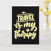 トラベルイズマイセラピーバケーショントラベラー カード (黄色い花)