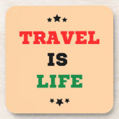 トラベルイズライフ飲料用コースター コースター (正面)