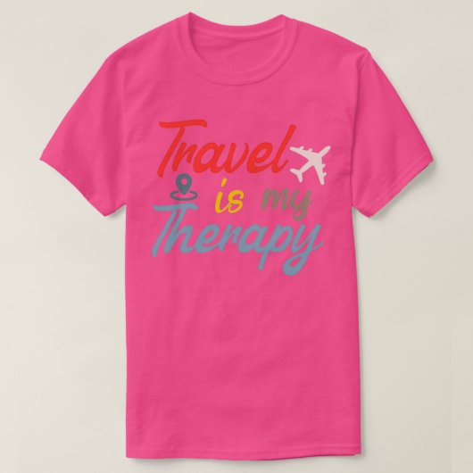 トラベルイマイセラピー旅行デザイン Tシャツ (デザイン正面)