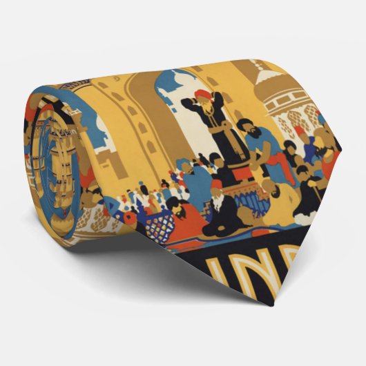 トラベルインディアスタイリッシュシティシーントレンディー ネクタイ (ロール)