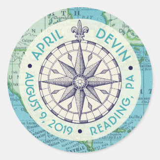 トラベルインビテーションスイートステッカー ラウンドシール