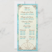 トラベルウェディングプログラム 招待状 (裏面)