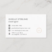 トラベルエージェントラグジュアリーブエレガントラック 名刺 (裏面)
