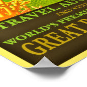 トラベルオーストラリアのヴィンテージポスターバ素晴らしーリアリーフ ポスター (角)