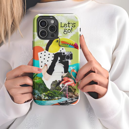 トラベルカッコいいコラージュポップ・アートのアート Case-Mate iPhoneケース